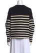 Proenza Schouler White Label Striped Crew Neck Sweater