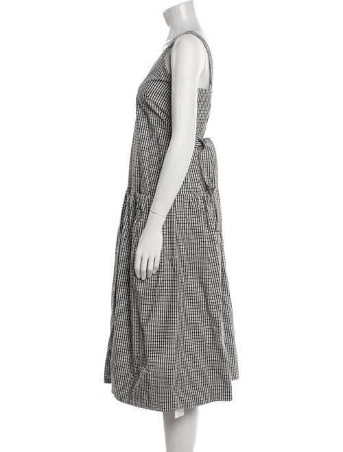 Proenza Schouler White Label Plaid Print Midi Length Dress