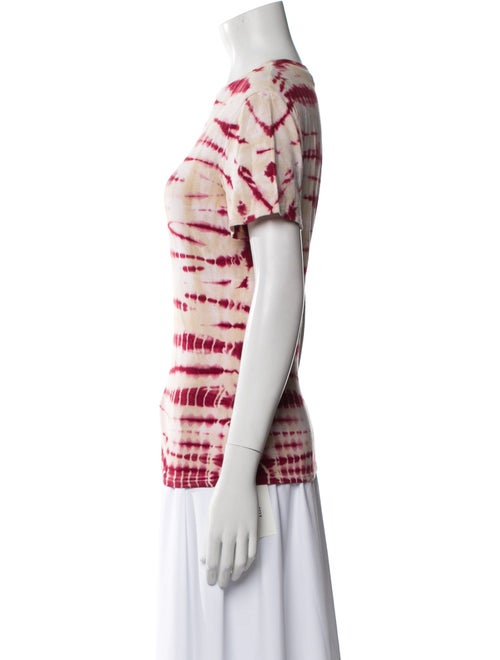 Proenza Schouler White Label Tie-Dye Print Crew Neck T-Shirt