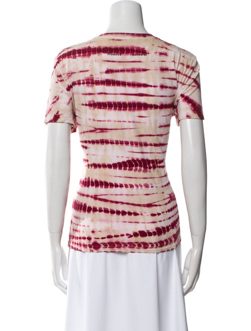 Proenza Schouler White Label Tie-Dye Print Crew Neck T-Shirt