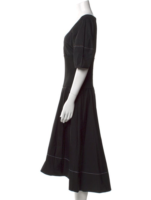 Proenza Schouler White Label V-Neck Long Dress