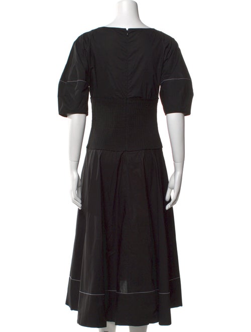 Proenza Schouler White Label V-Neck Long Dress