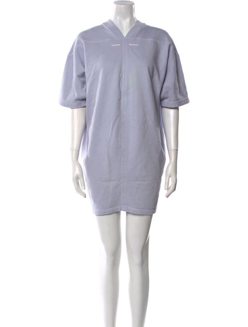 Proenza Schouler White Label V-Neck Mini Dress