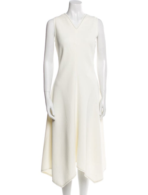 Proenza Schouler White Label V-Neck Long Dress