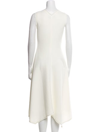 Proenza Schouler White Label V-Neck Long Dress