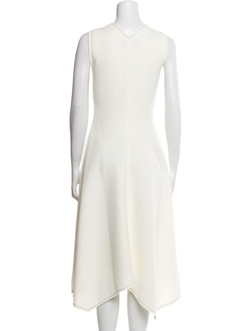 Proenza Schouler White Label V-Neck Long Dress