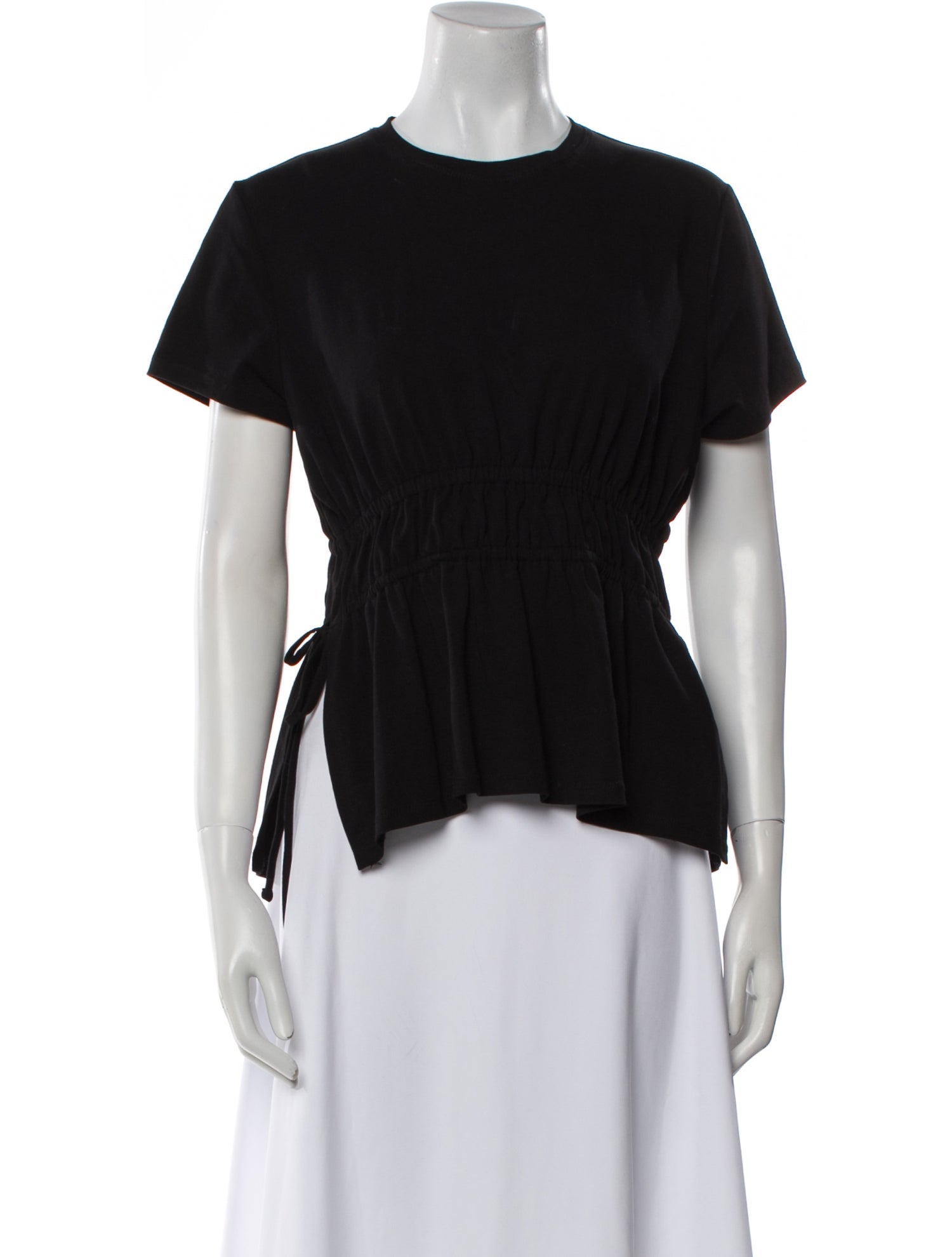 Proenza Schouler White Label Crew Neck Short Sleeve Top