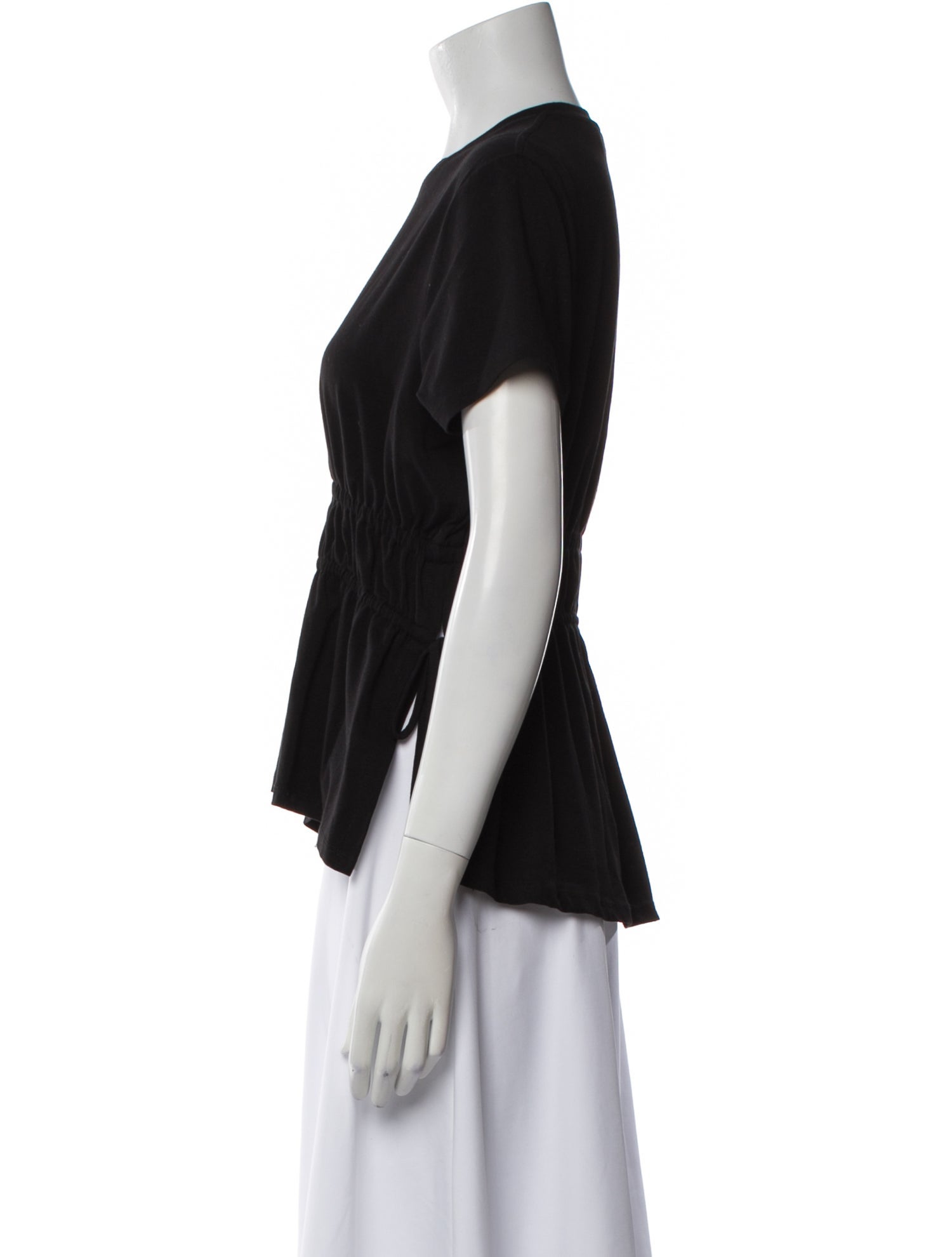 Proenza Schouler White Label Crew Neck Short Sleeve Top