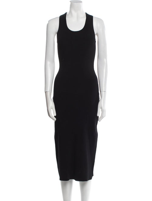Proenza Schouler White Label Scoop Neck Midi Length Dress