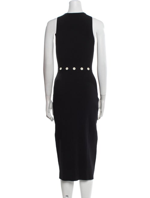 Proenza Schouler White Label Scoop Neck Midi Length Dress