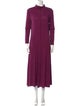 Proenza Schouler White Label Turtleneck Long Dress