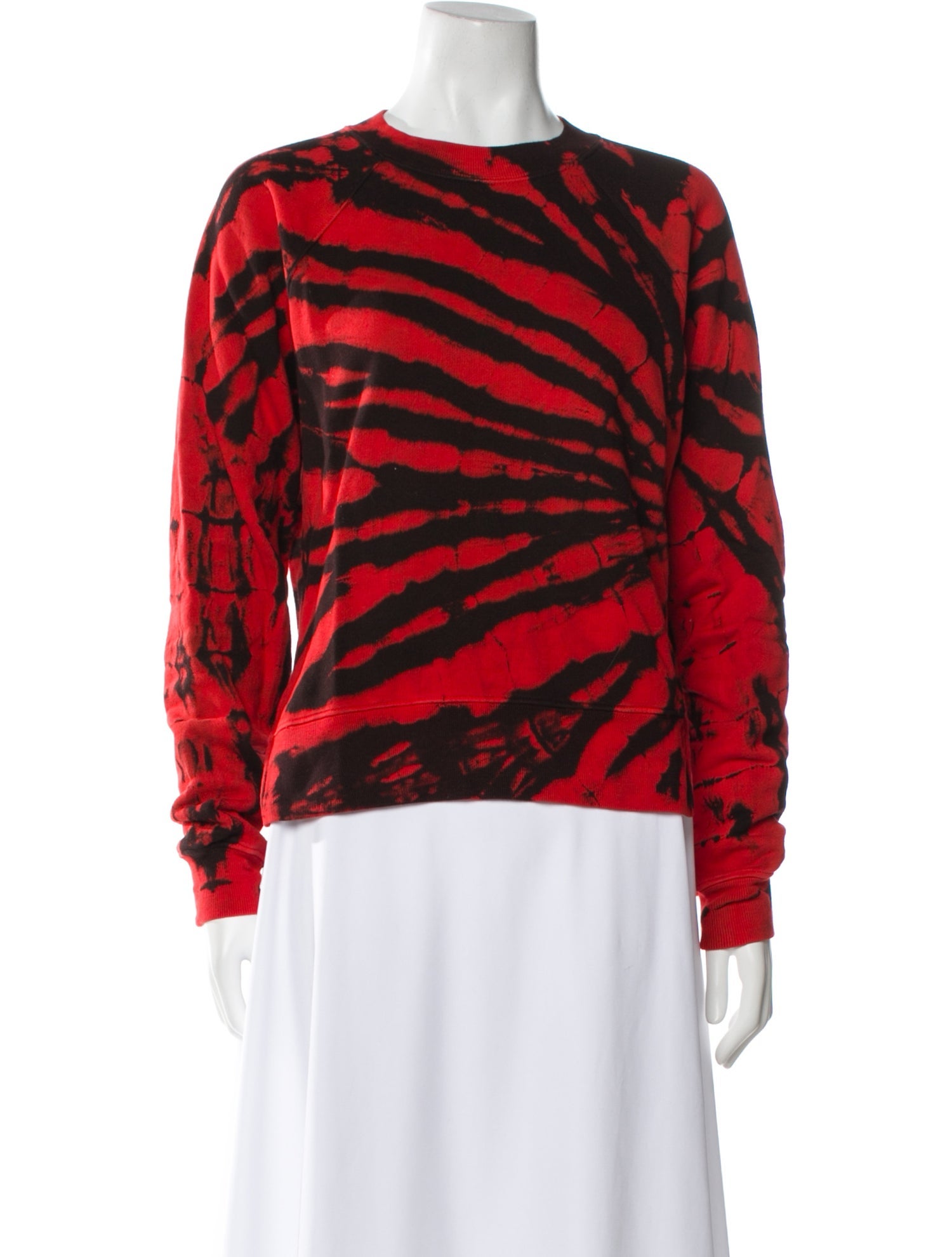Proenza Schouler White Label Printed Crew Neck Sweatshirt