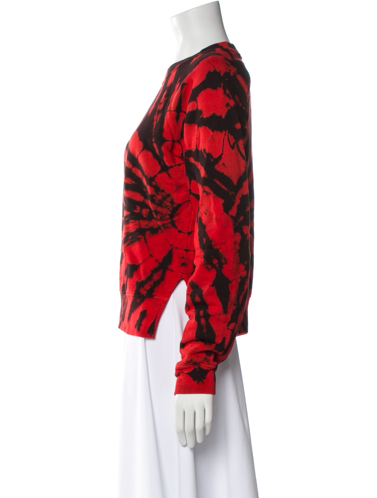 Proenza Schouler White Label Printed Crew Neck Sweatshirt