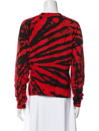 Proenza Schouler White Label Printed Crew Neck Sweatshirt