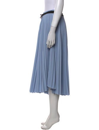 Proenza Schouler White Label Pleated Accents Midi Length Skirt