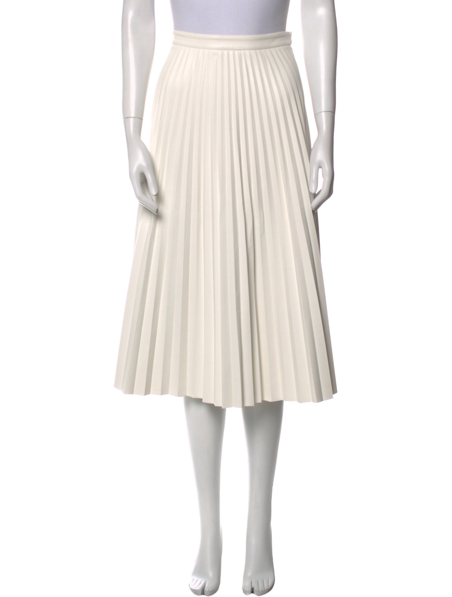 Proenza Schouler White Label Pleated Accents Midi Length Skirt