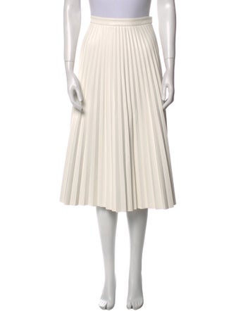 Proenza Schouler White Label Pleated Accents Midi Length Skirt