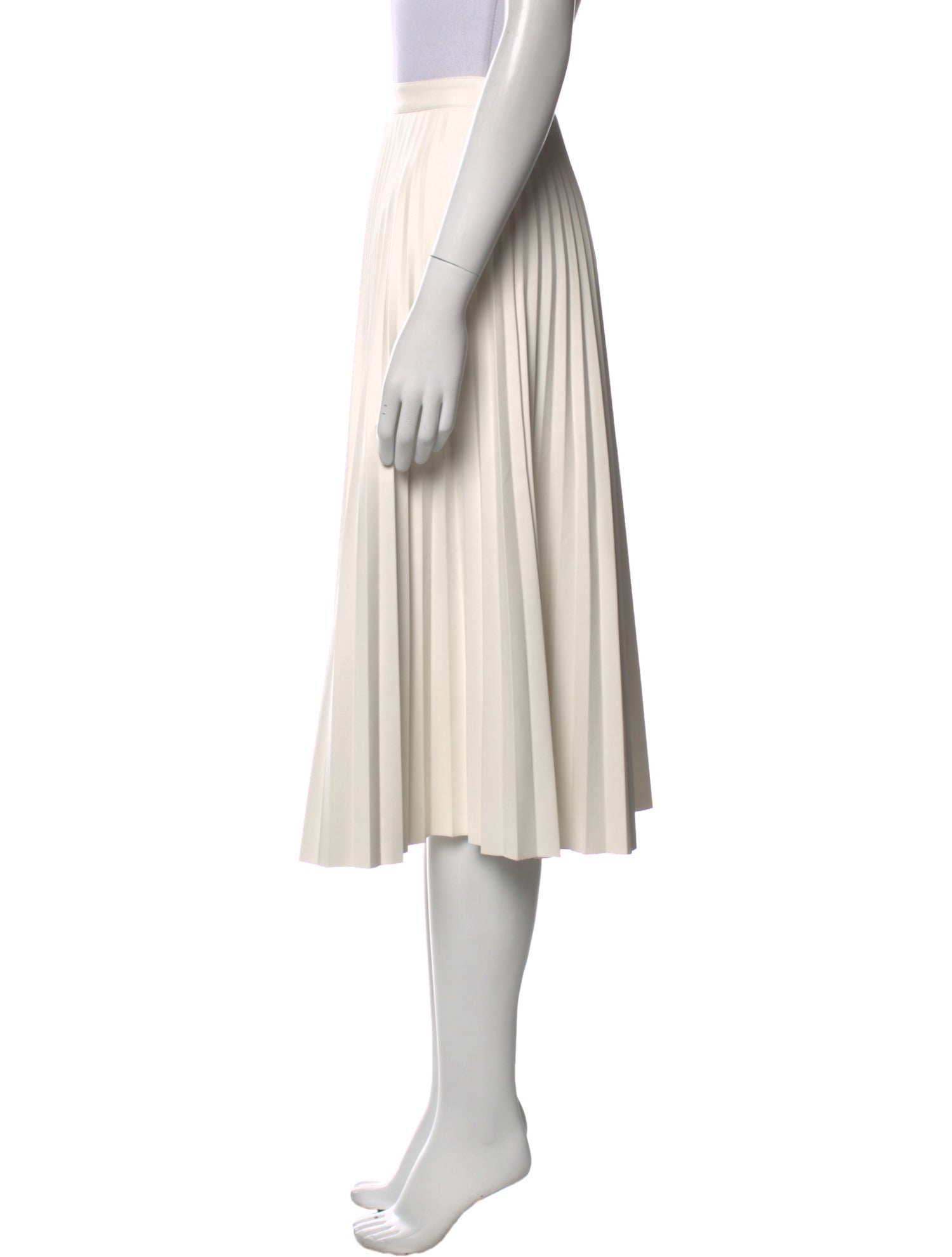Proenza Schouler White Label Pleated Accents Midi Length Skirt