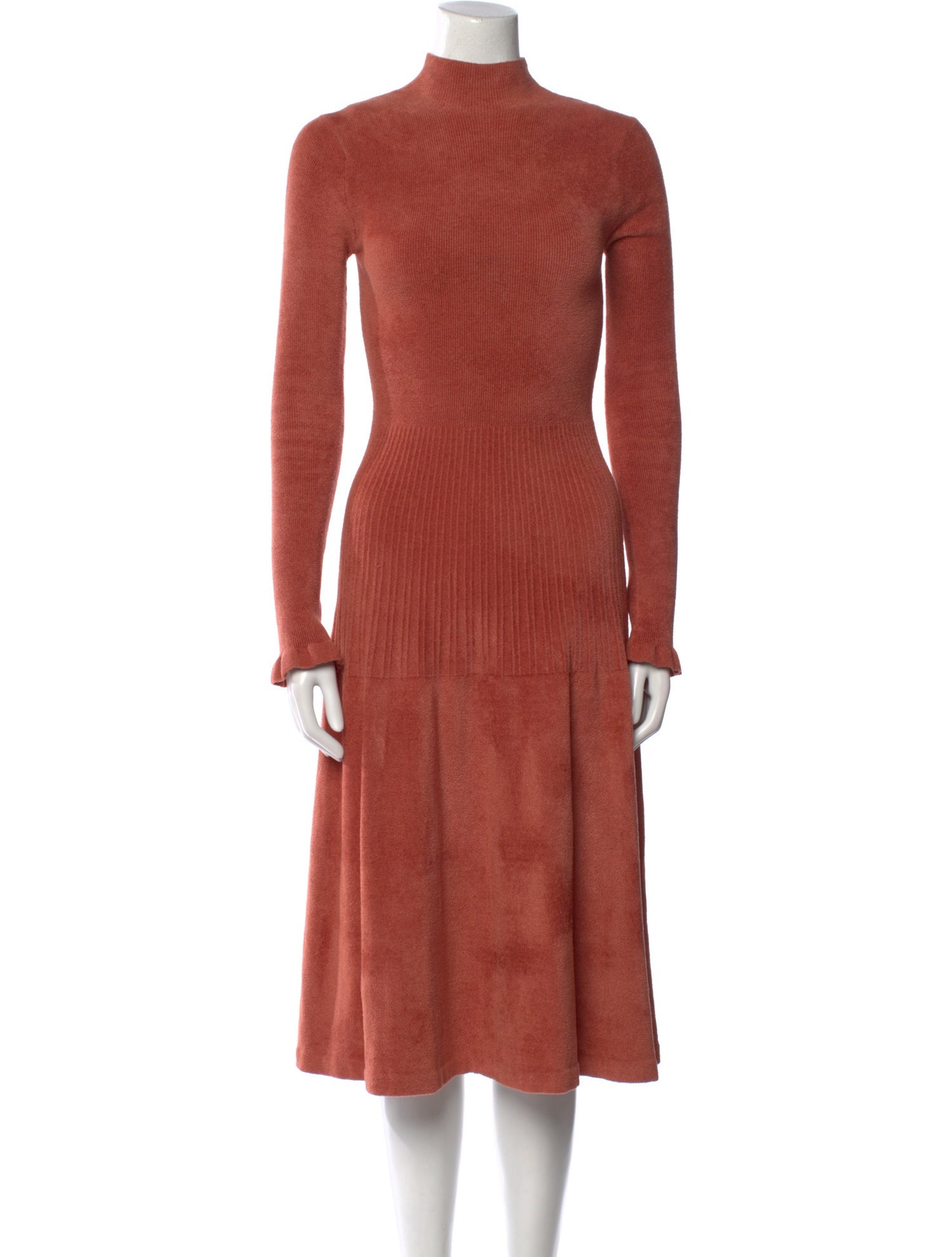 Proenza Schouler White Label Turtleneck Midi Length Dress