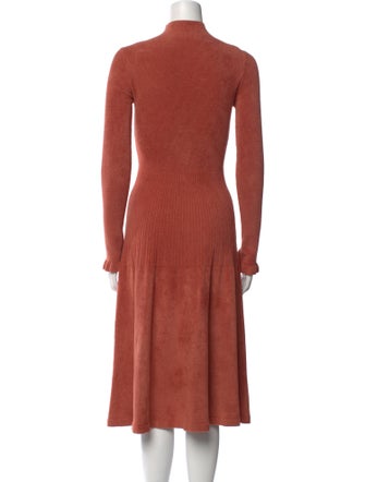Proenza Schouler White Label Turtleneck Midi Length Dress