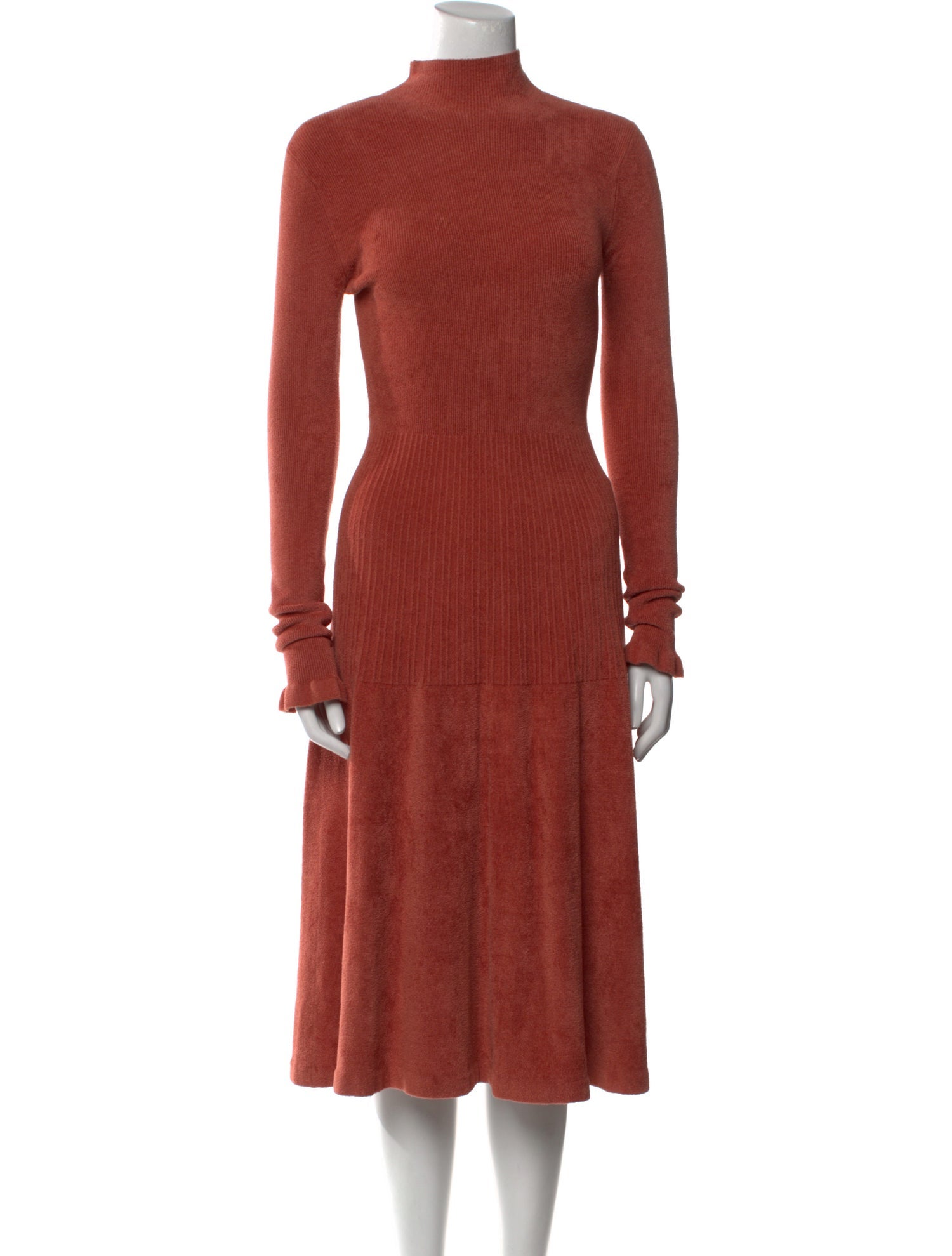 Proenza Schouler White Label Turtleneck Knee-Length Dress