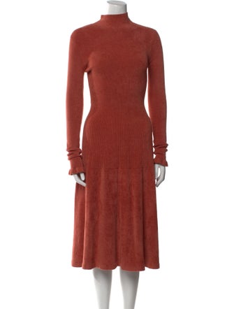 Proenza Schouler White Label Turtleneck Knee-Length Dress