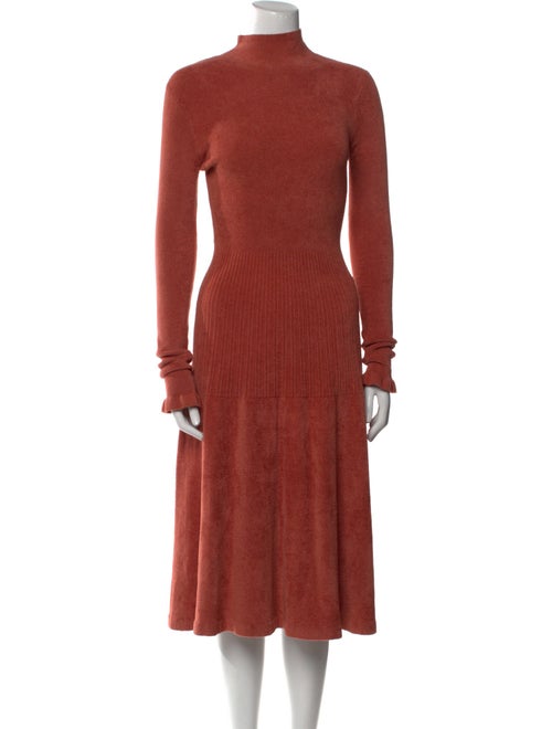 Proenza Schouler White Label Turtleneck Knee-Length Dress