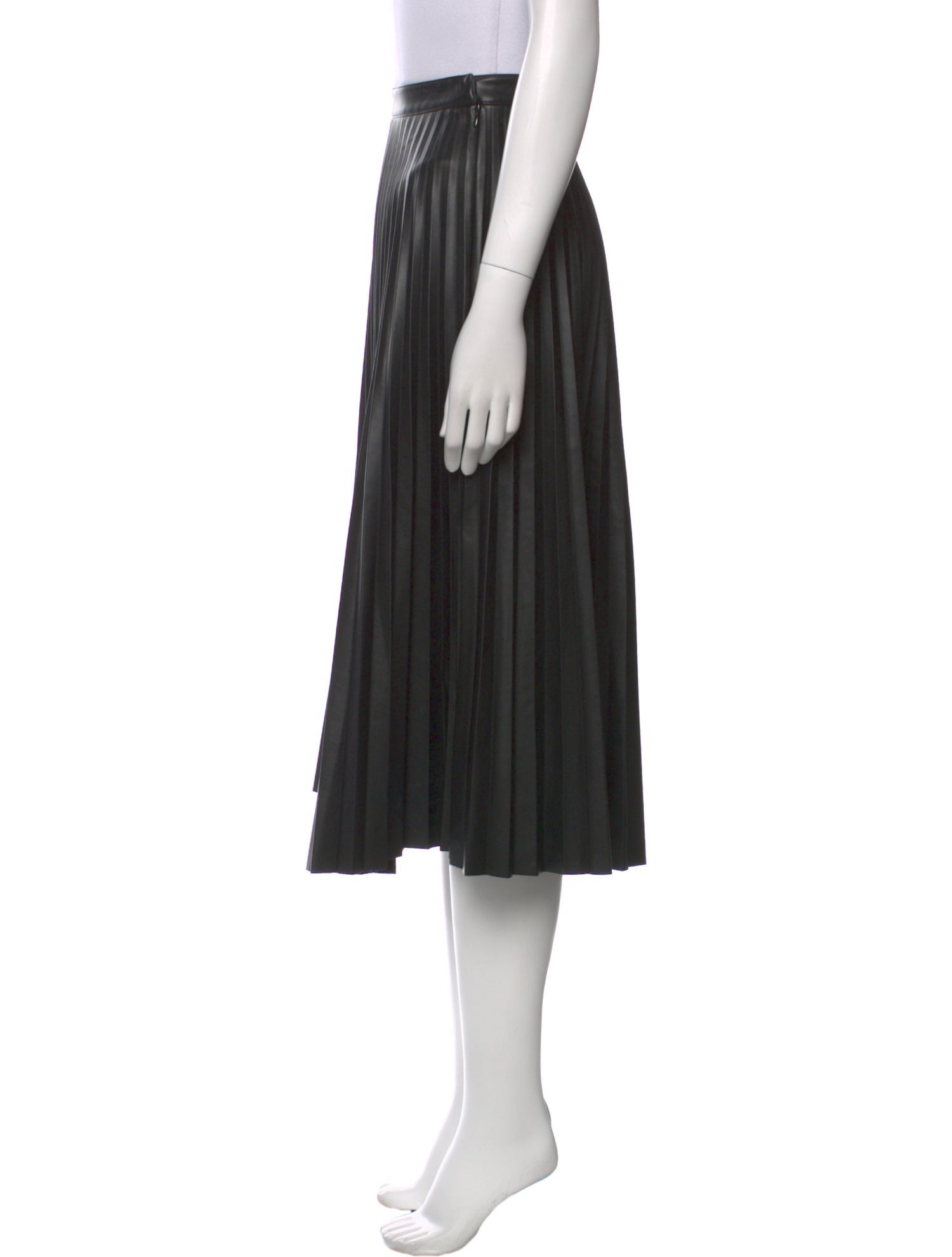 Proenza Schouler White Label Pleated Accents Midi Length Skirt