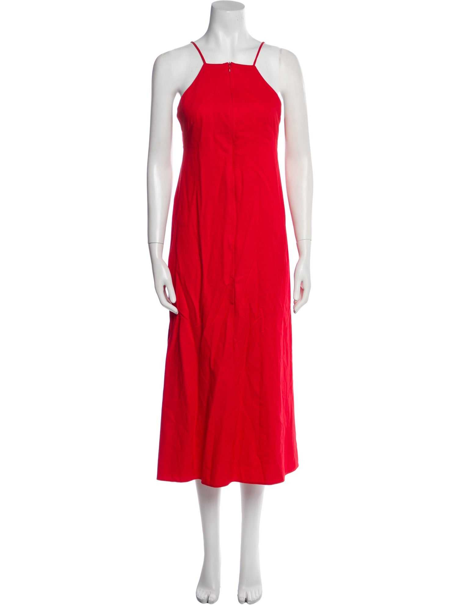 Proenza Schouler White Label Square Neckline Midi Length Dress