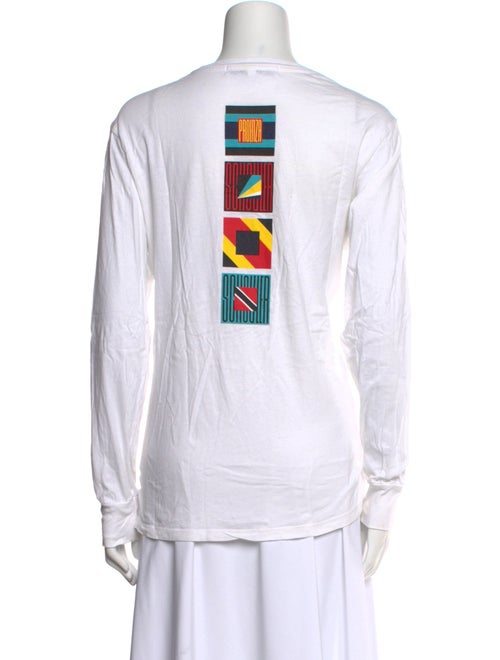 Proenza Schouler White Label Graphic Print Crew Neck T-Shirt