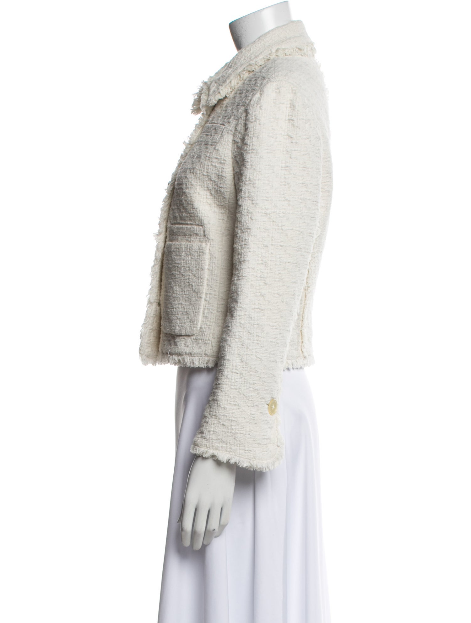 Proenza Schouler White Label Tweed Pattern Evening Jacket