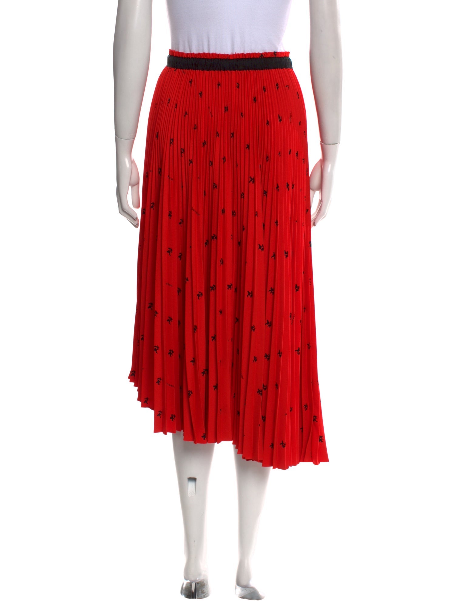 Proenza Schouler White Label Printed Midi Length Skirt