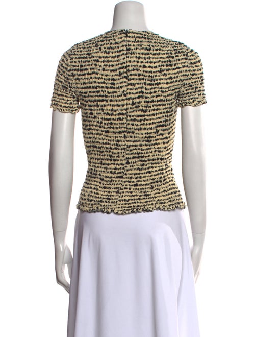 Proenza Schouler White Label Printed Crew Neck T-Shirt