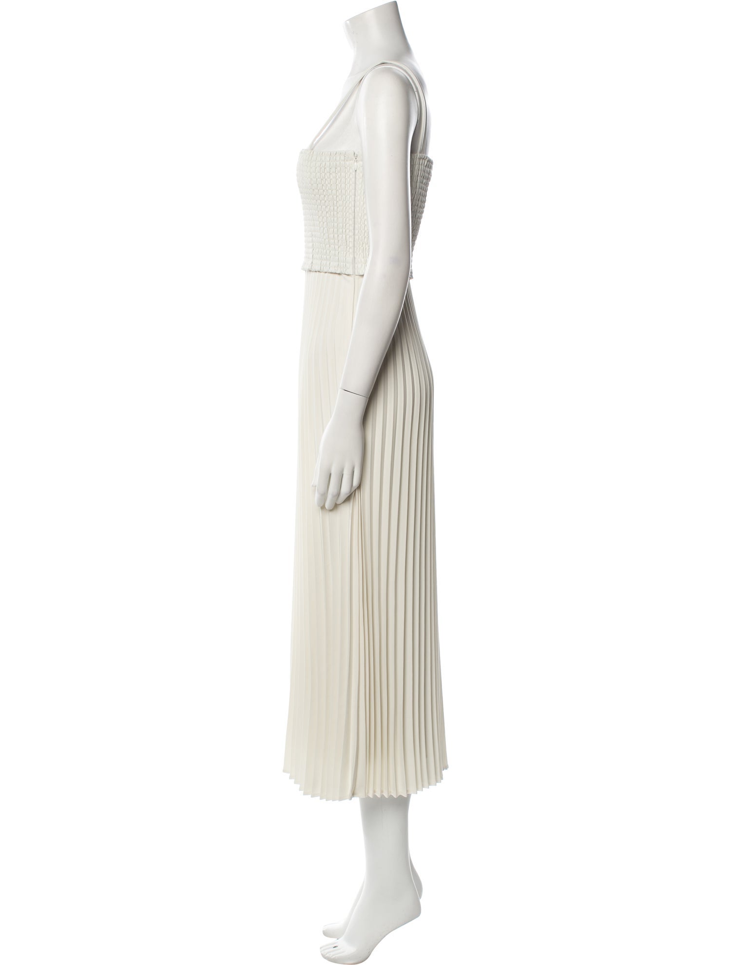 Proenza Schouler White Label Square Neckline Long Dress