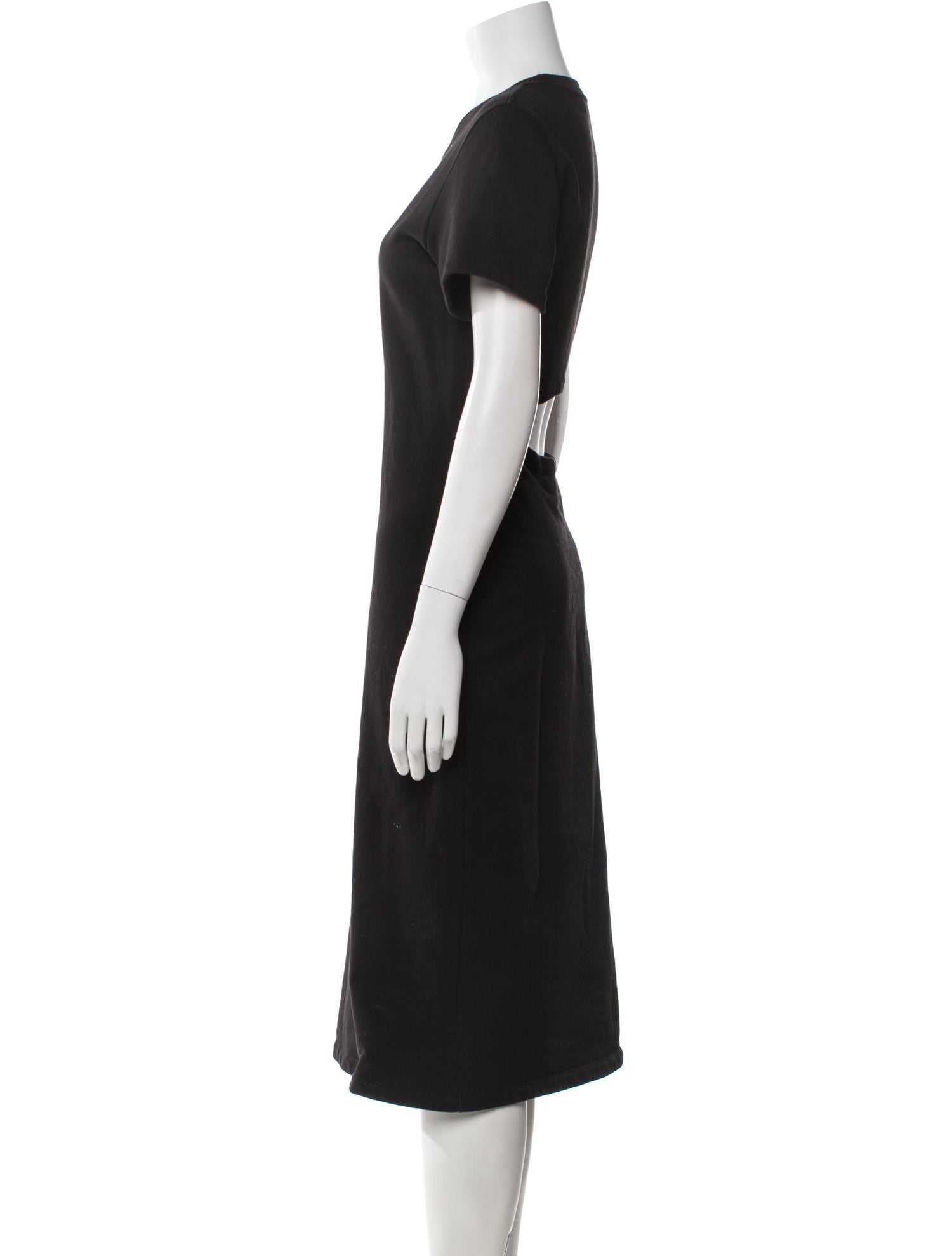 Proenza Schouler White Label Crew Neck Midi Length Dress