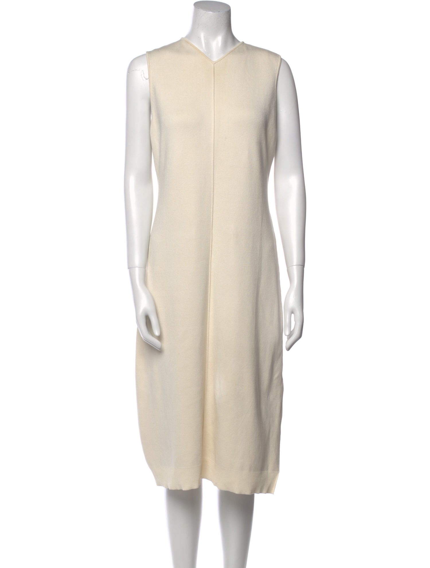 Proenza Schouler White Label Crew Neck Midi Length Dress
