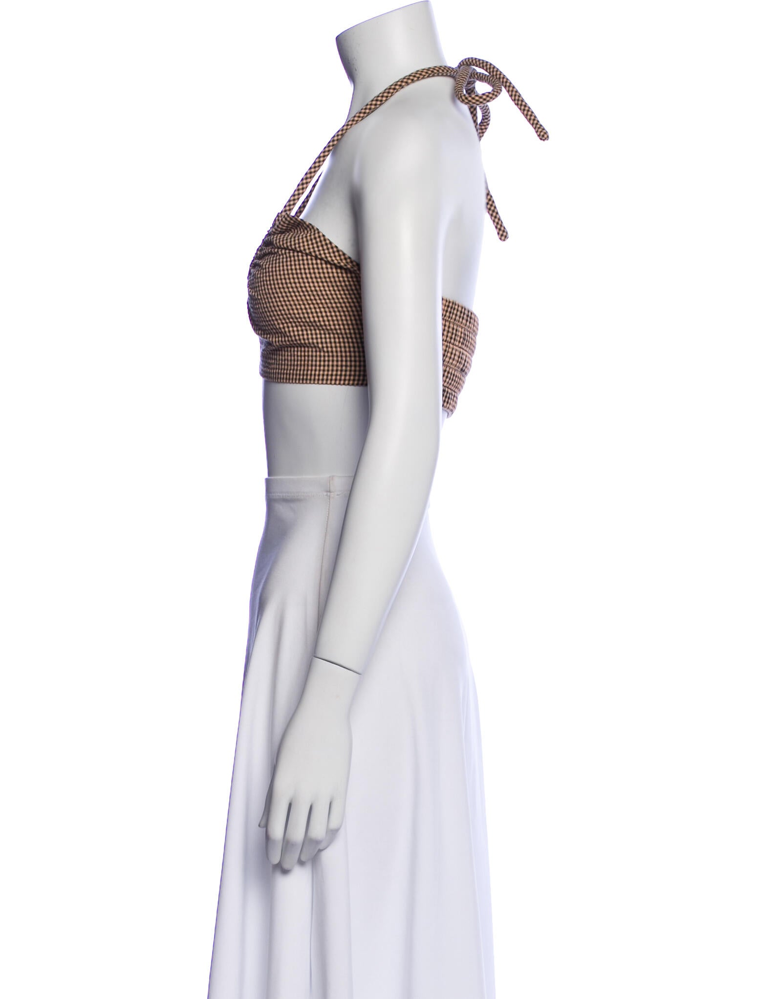 Proenza Schouler White Label Printed Halterneck Crop Top w/ Tags