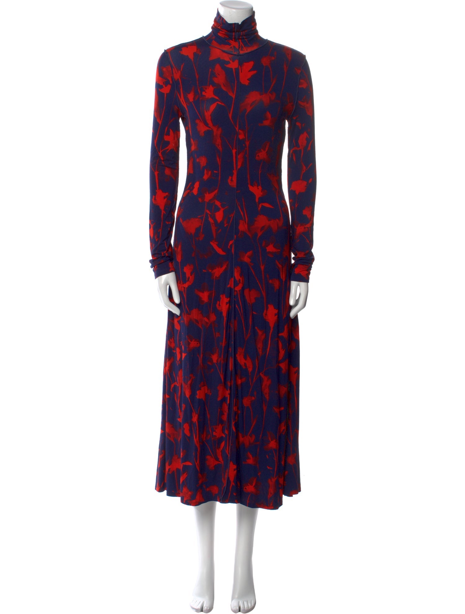 Proenza Schouler White Label Floral Print Long Dress