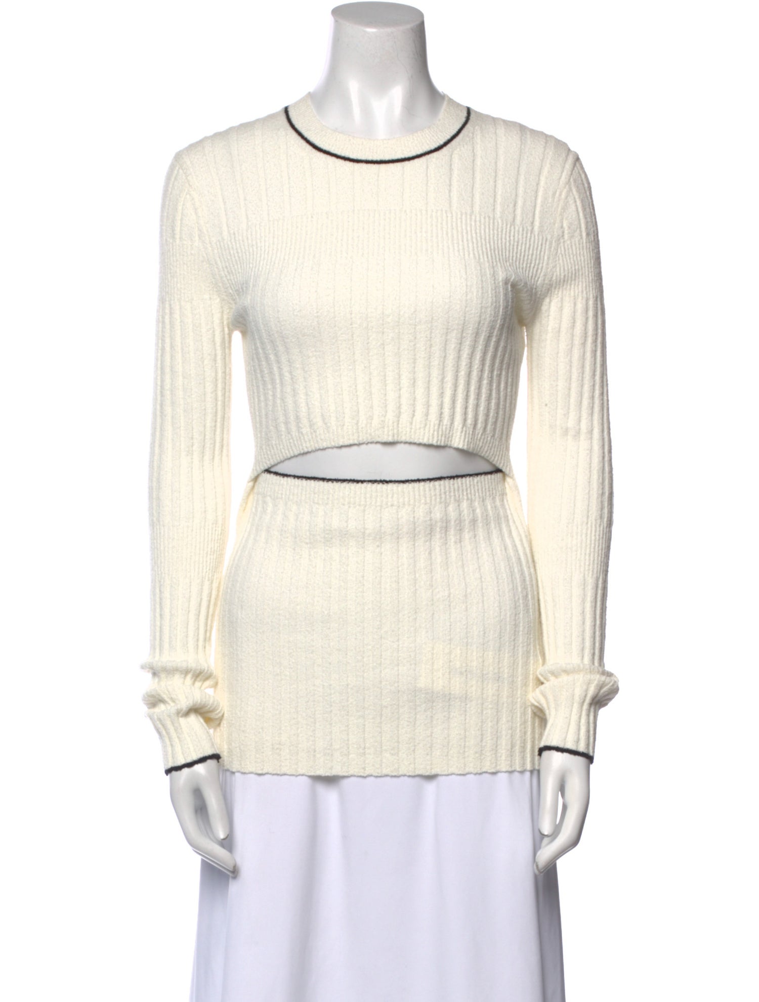 Proenza Schouler White Label Crew Neck Long Sleeve Sweatshirt
