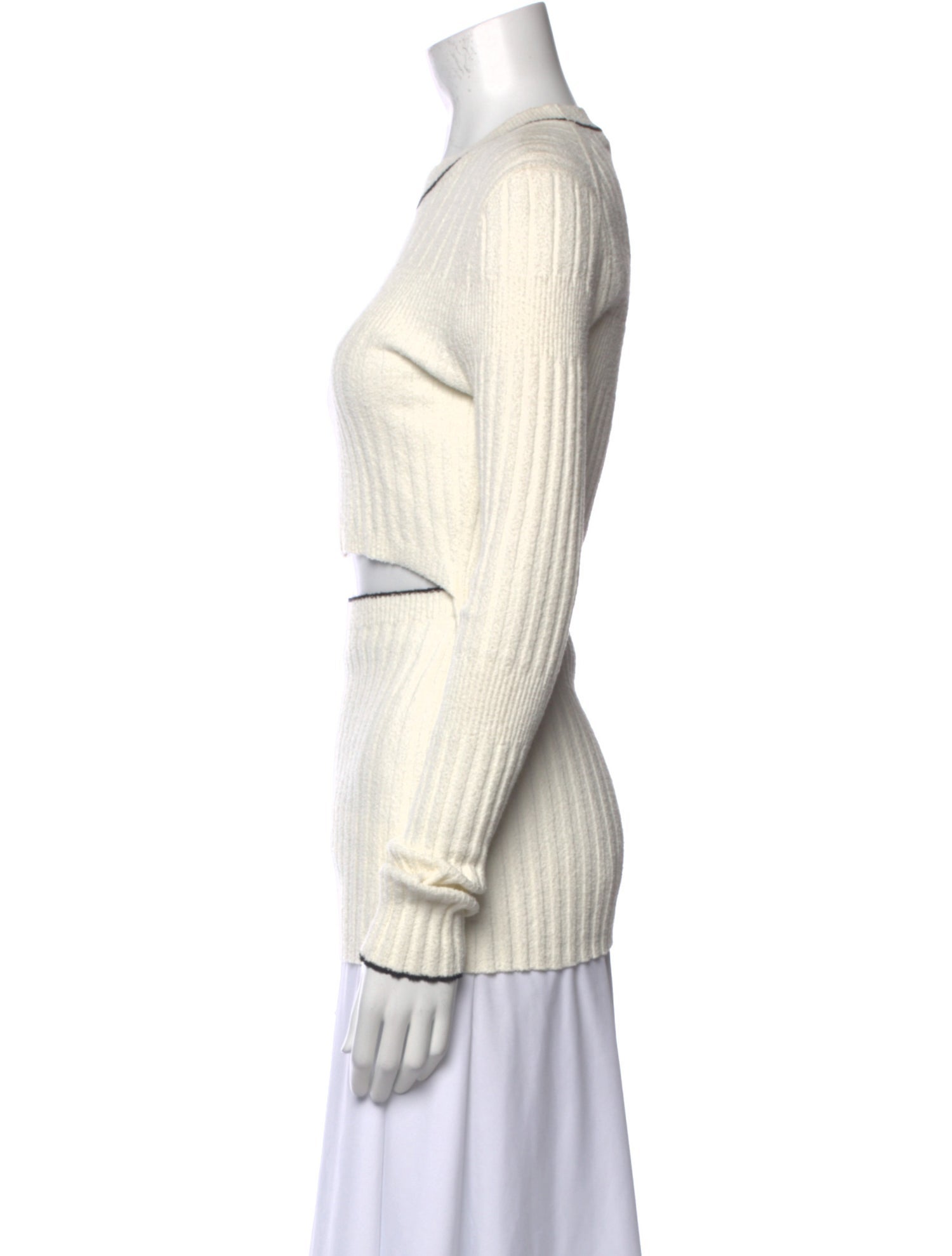 Proenza Schouler White Label Crew Neck Long Sleeve Sweatshirt