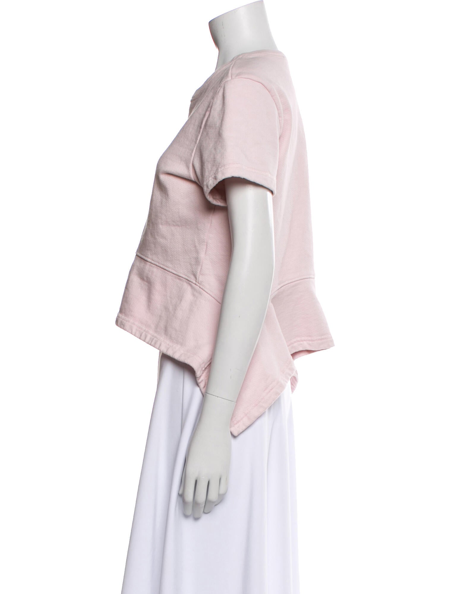 Proenza Schouler White Label Crew Neck Short Sleeve T-Shirt