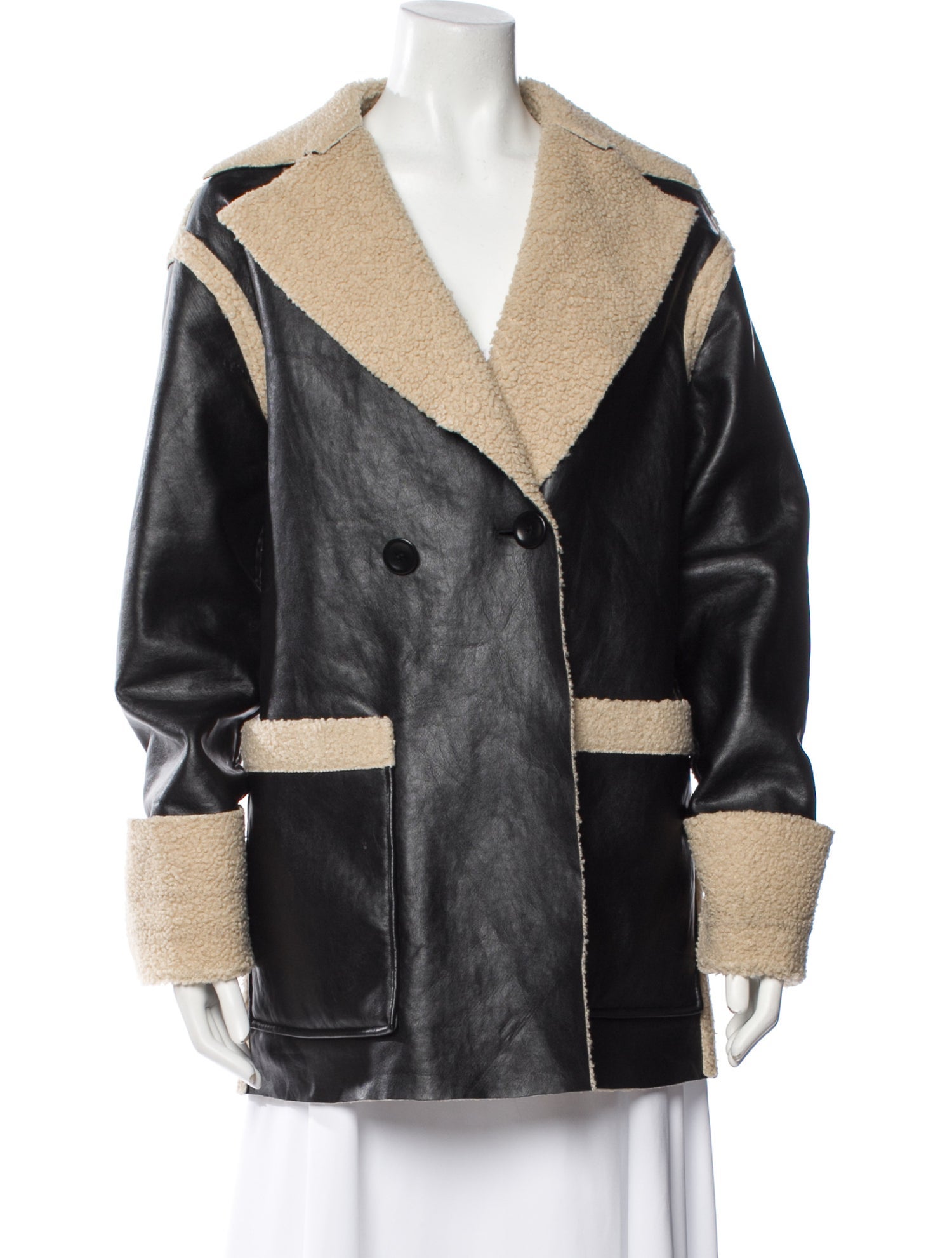 Proenza Schouler White Label Faux Fur Coat