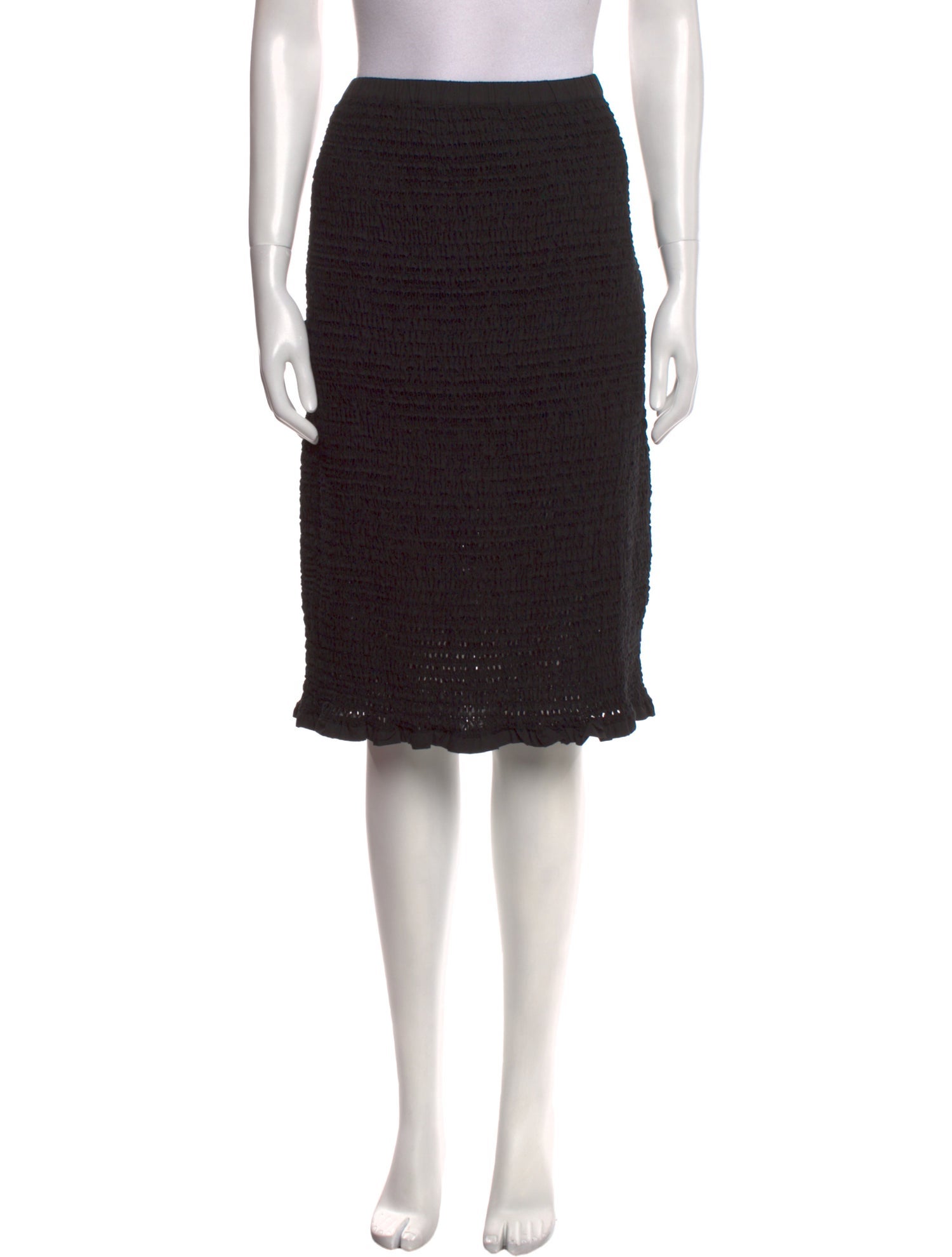 Proenza Schouler White Label Wool Knee-Length Skirt