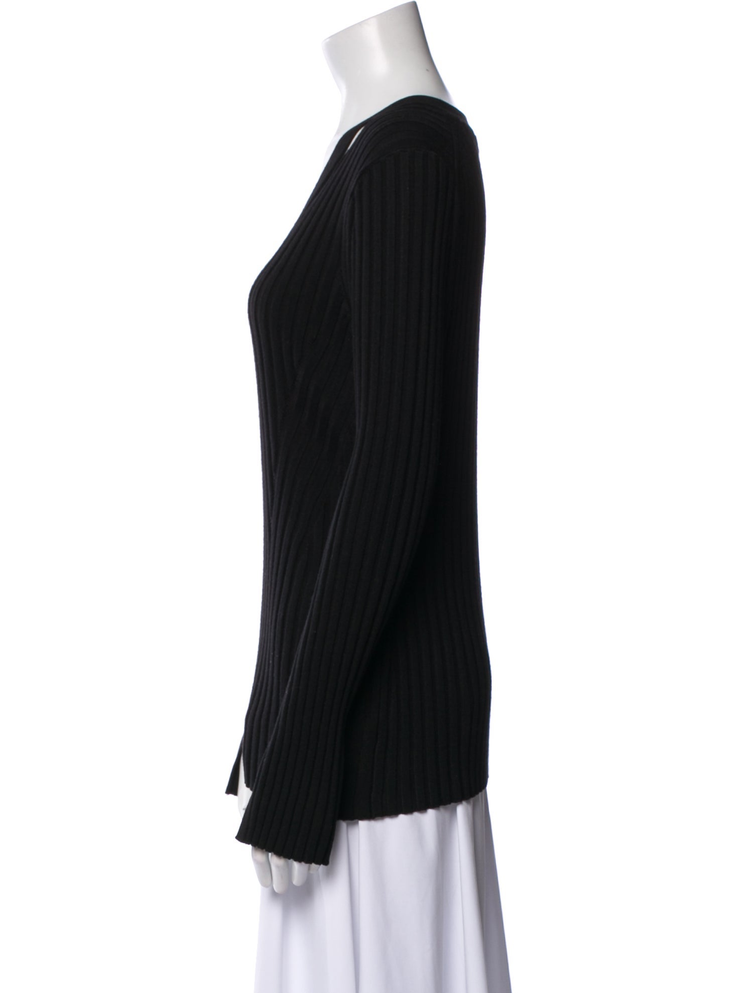 Proenza Schouler White Label V-Neck Long Sleeve Top