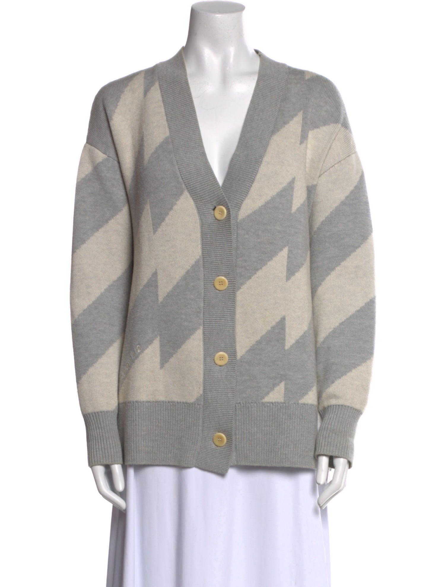 Proenza Schouler White Label Wool Printed Sweater