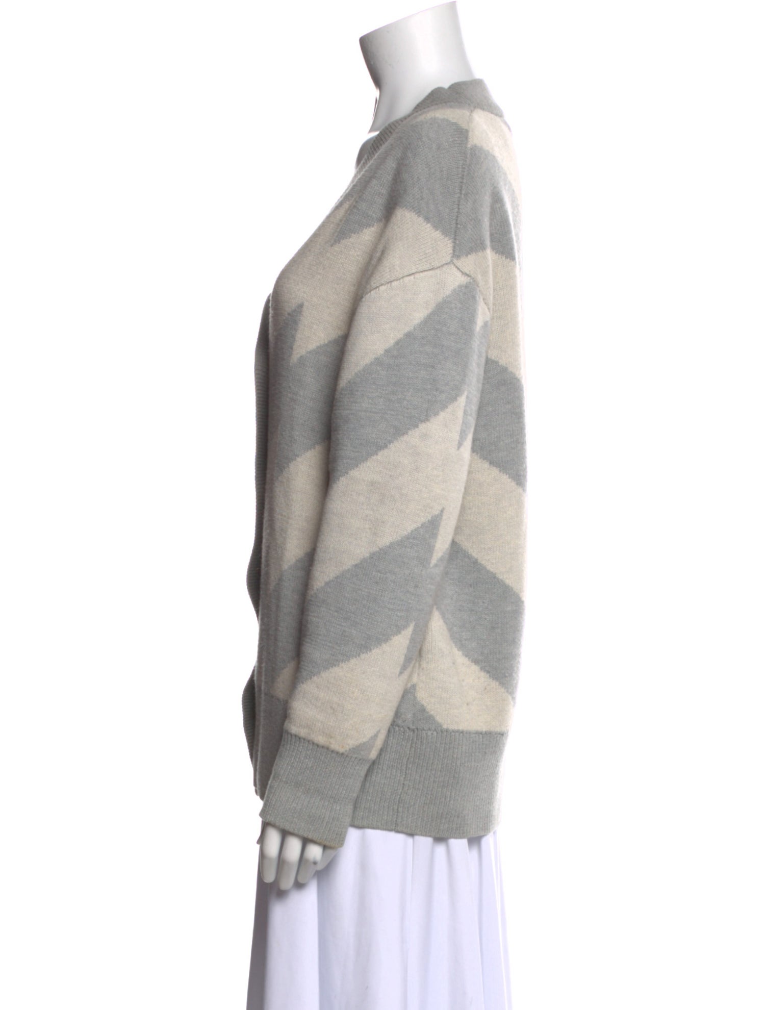 Proenza Schouler White Label Wool Printed Sweater