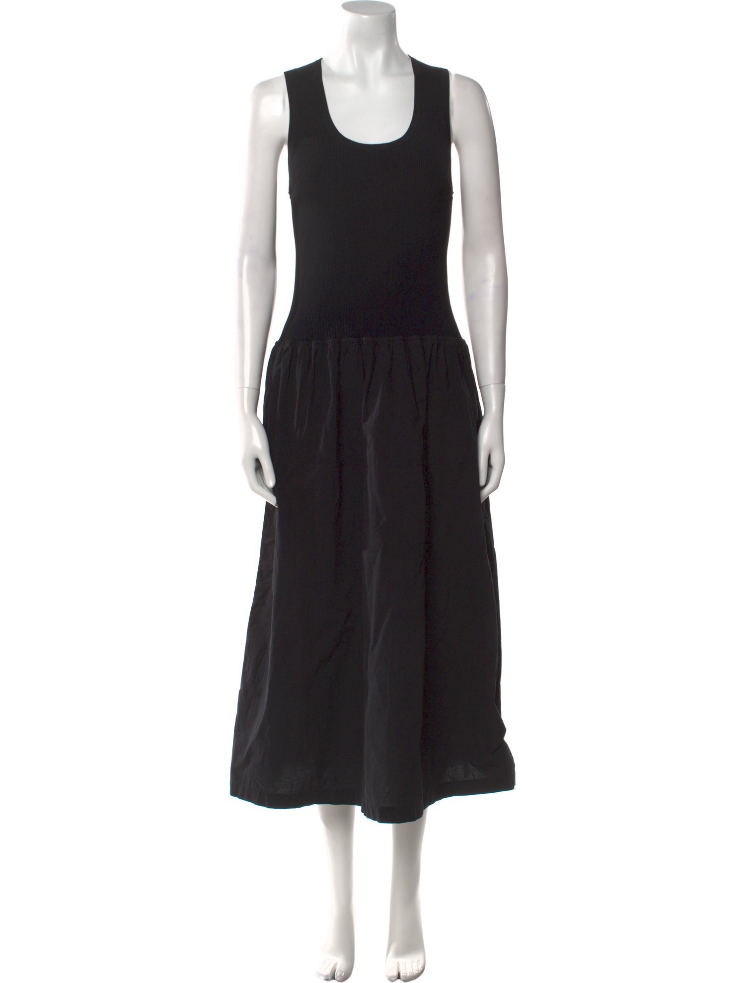 Proenza Schouler White Label Scoop Neck Long Dress