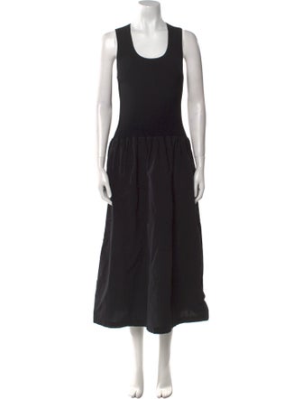 Proenza Schouler White Label Scoop Neck Long Dress