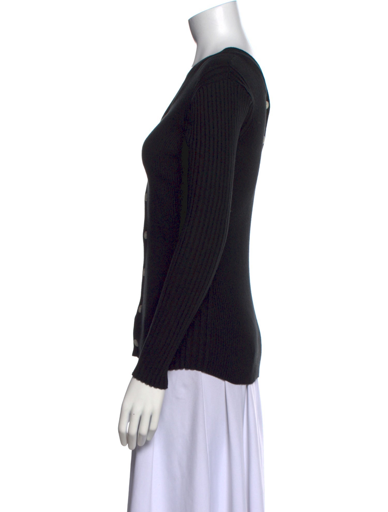 Proenza Schouler White Label V-Neck Long Sleeve Top