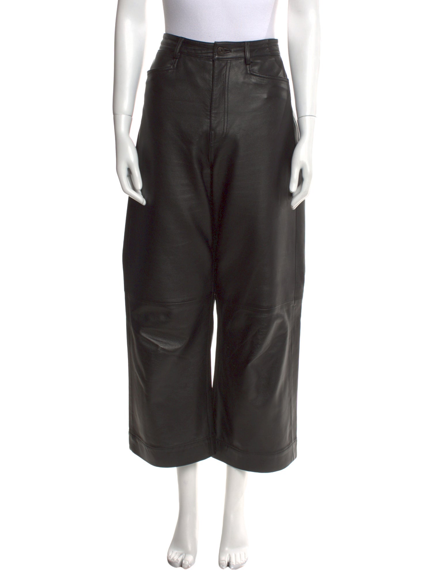 Proenza Schouler White Label Eel Skin Wide Leg Pants